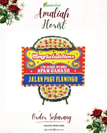 Sewa Papan Bunga Kopandakan Satu
